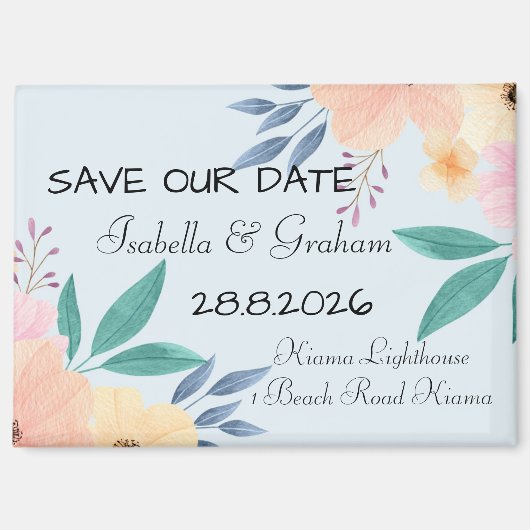 Magnet - Bewaar onze datum (Voorkant)