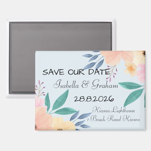 Magnet - Bewaar onze datum (Voorkant / Achterkant)