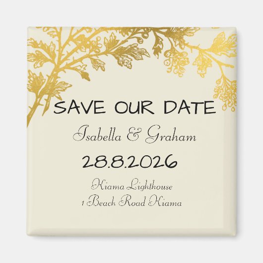 Magnet - Bewaar onze datum (Voorkant)