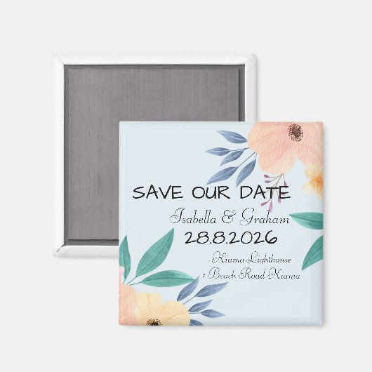 Magnet - Bewaar onze datum (Voorkant / Achterkant)