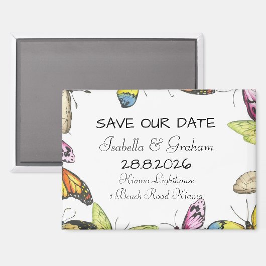 Magnet - Bewaar onze datum (Voorkant / Achterkant)