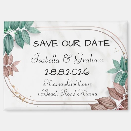 Magnet - Bewaar onze datum (Voorkant)