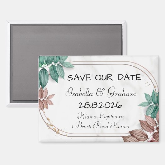 Magnet - Bewaar onze datum (Voorkant / Achterkant)