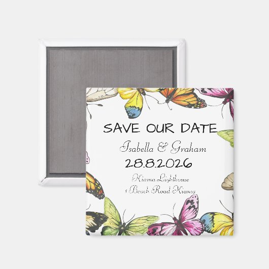 Magnet - Bewaar onze datum (Voorkant / Achterkant)