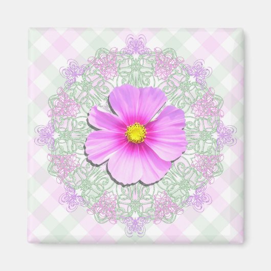 Magnet - bi-Color Cosmos Lace & Lattice (Voorkant)