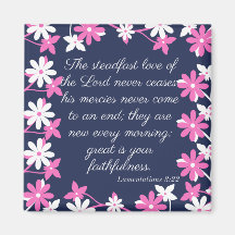 Magnet - Bibel verse Lamentations 3:22