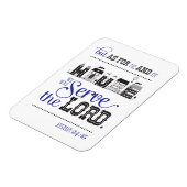 Magnet Bible Scripture Joshua 24:15 Gift Magneet (Linkerzijde)