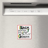 Magnet-Black Historie begint met Hitory© RedBrdr Magneet (Insitu (Vaatwasser))