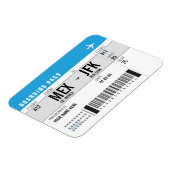 MAGNET BOARDING PASS MAGNEET (Linkerzijde)
