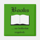 Magnet - Boeken ... geen batterijen vereist (Voorkant)