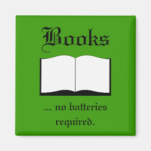 Magnet - Boeken ... geen batterijen vereist