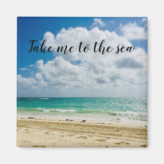 Magnet: Breng me naar het zee Magneet (Voorkant)