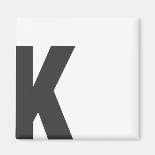 Magnet Buchstabe "K" (Voorkant)