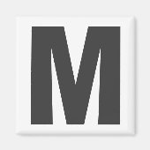 Magnet Buchstabe "M" (Voorkant)