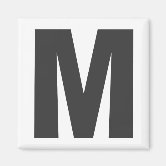Magnet Buchstabe "M" (Voorkant)