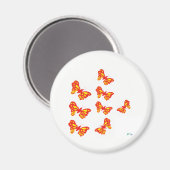 Magnet/Butterflies Magneet (Voorkant / Achterkant)
