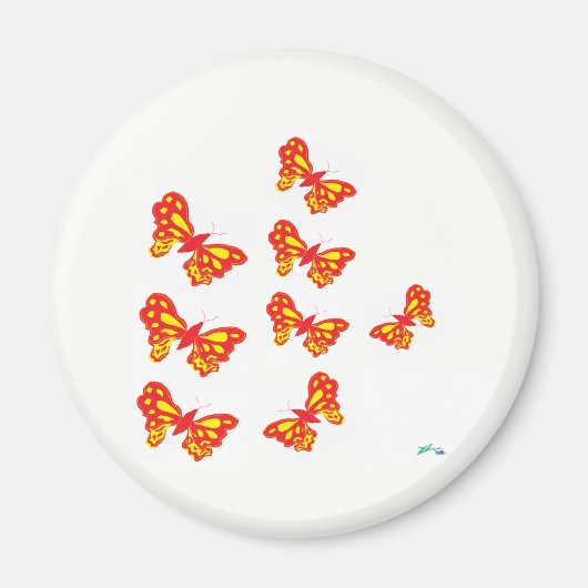 Magnet/Butterflies Magneet (Voorkant)