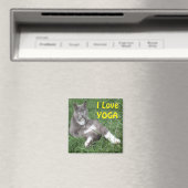 Magnet Cat I Love Yoga (Insitu (Vaatwasser))