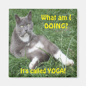 Magnet Cat Yoga (Voorkant)