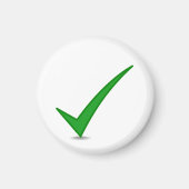 Magnet: Check Mark! Voor de keuken of het whiteboa Magneet (Voorkant)