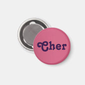 Magnet Cher (Voorkant / Achterkant)