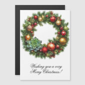 Magnet Christmas Card 5"x7" (Voorkant / Achterkant)