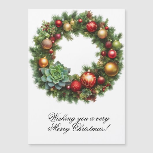 Magnet Christmas Card 5"x7" (Voorkant)
