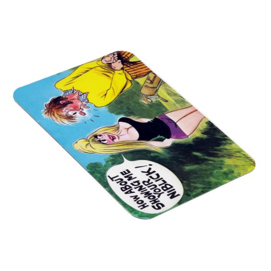 Magnet - Comic - Golf Magneet (Rechterzijde)