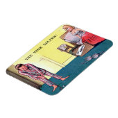 Magnet - Comic - Golf - Oud Briefkaart Magneet (Linkerzijde)