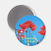 Magnet coquelicot (Voorkant / Achterkant)