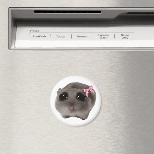 Magnet Coquette Sad Hamster Meme (Insitu (Vaatwasser))
