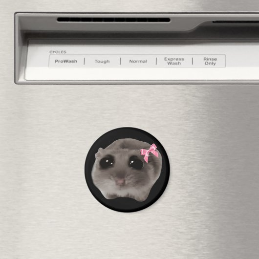 Magnet Coquette Sad Hamster Meme (Insitu (Vaatwasser))