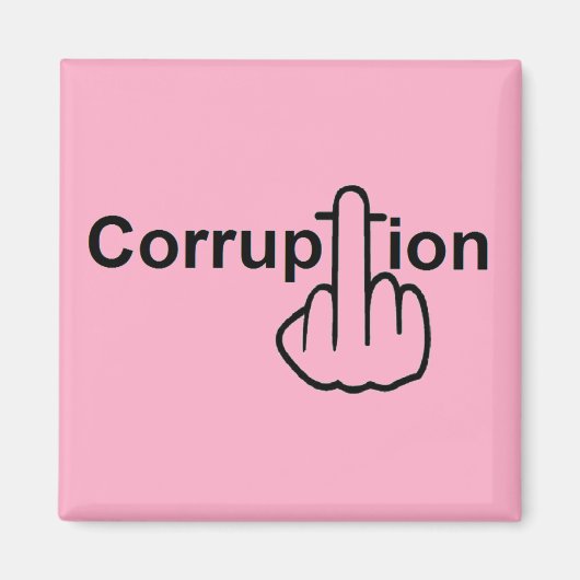Magnet Corruption Sucks (Voorkant)