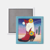 Magnet - Cowboy Boots, helemaal gekleed (Voorkant / Achterkant)