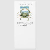 MAGNET CRAB BEACH TOWN, OCEAN CITY, VERENIGDE STAT (Voorkant)