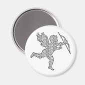 Magnet Cupid Silver (Voorkant / Achterkant)