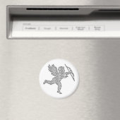 Magnet Cupid Silver (Insitu (Vaatwasser))
