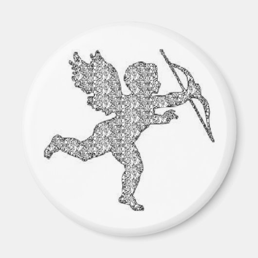 Magnet Cupid Silver (Voorkant)