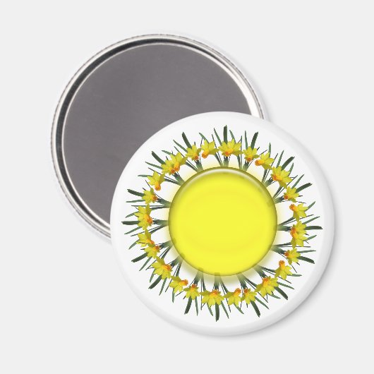 Magnet - Daffodil Ring (Voorkant / Achterkant)
