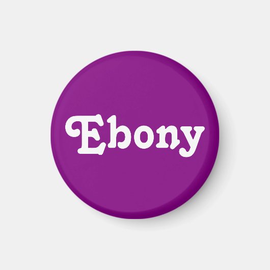 Magnet Ebony (Voorkant)