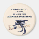 Magnet-Editable Graduation Keepsake Magnet (Voorkant)