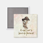 Magnet, een koelkast voor de liefde van moeder magneet (Voorkant / Achterkant)