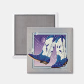 Magnet - Elektrische Slide Cowboy Boots (Voorkant / Achterkant)