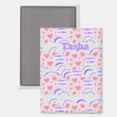 Magnet " Everyday is Caturday"  (Voorkant / Achterkant)