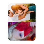 Magnet Flexibel uw 2 foto's Magneet (Verticaal)