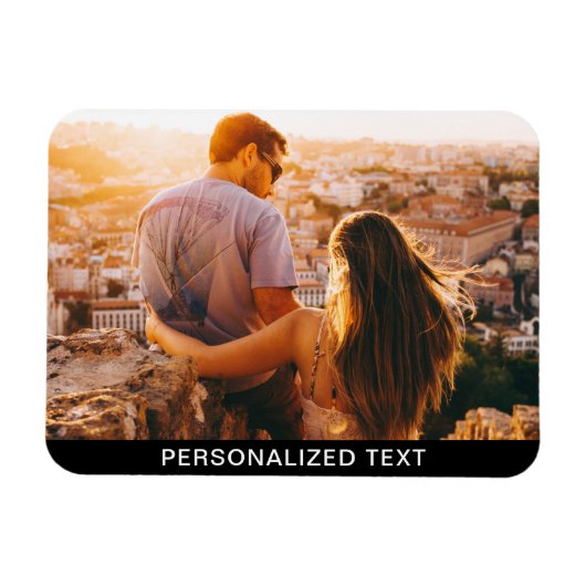 Magnet Flexibel uw foto en tekst Magneet (Horizontaal)