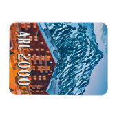 Magnet Flexible Les Arcs 2000 Ski Resort Magneet (Horizontaal)