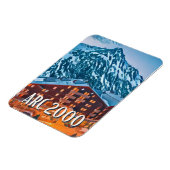 Magnet Flexible Les Arcs 2000 Ski Resort Magneet (Linkerzijde)