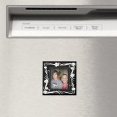  Magnet  Floral voeg Uw foto toe (Insitu (Vaatwasser))