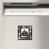  Magnet  Floral voeg Uw foto toe (Insitu (Vaatwasser))